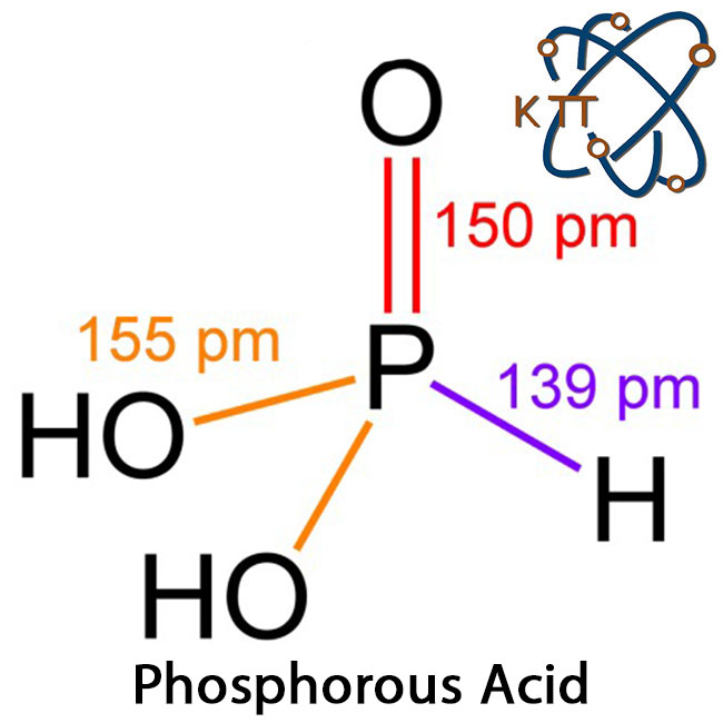 ساختار مولکولی اسید فسفرو