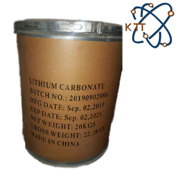 لیتیوم کربنات چینی در بسته بندی 25 کیلوگرمی