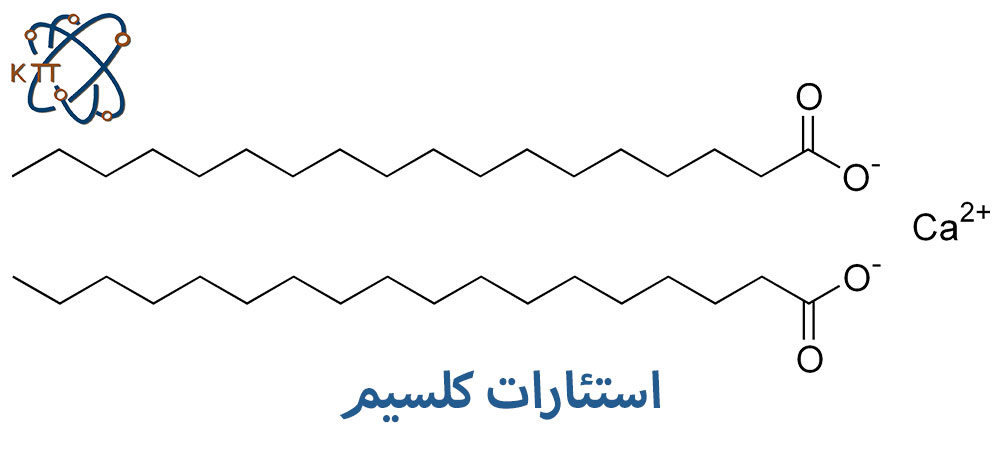 فرمول ساختاری استئارات کلسیم