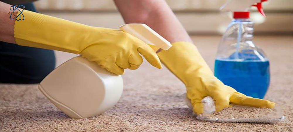 تمیز کردن لکه ها با آب ژاول رقیق شده