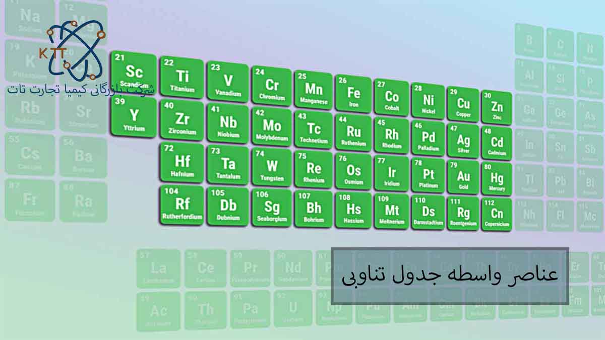 بررسی عناصر واسطه جدول تناوبی