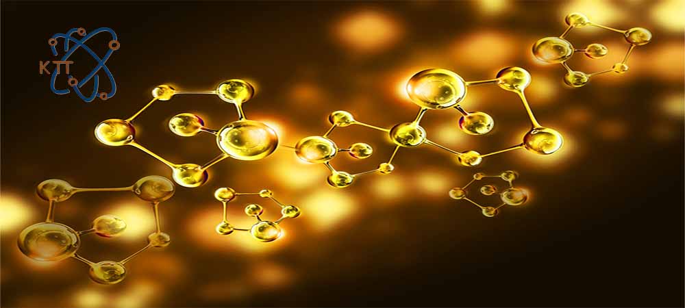ساختارهای مولکولی طلایی رنگ نانو مواد