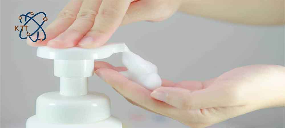 استفاده از فوم شستشوی دست حاوی تگزاپون